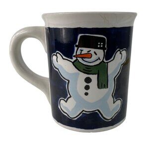 Vintage Snowman Winter Christmas Theme Coffee Mug Cup Houston Harvest